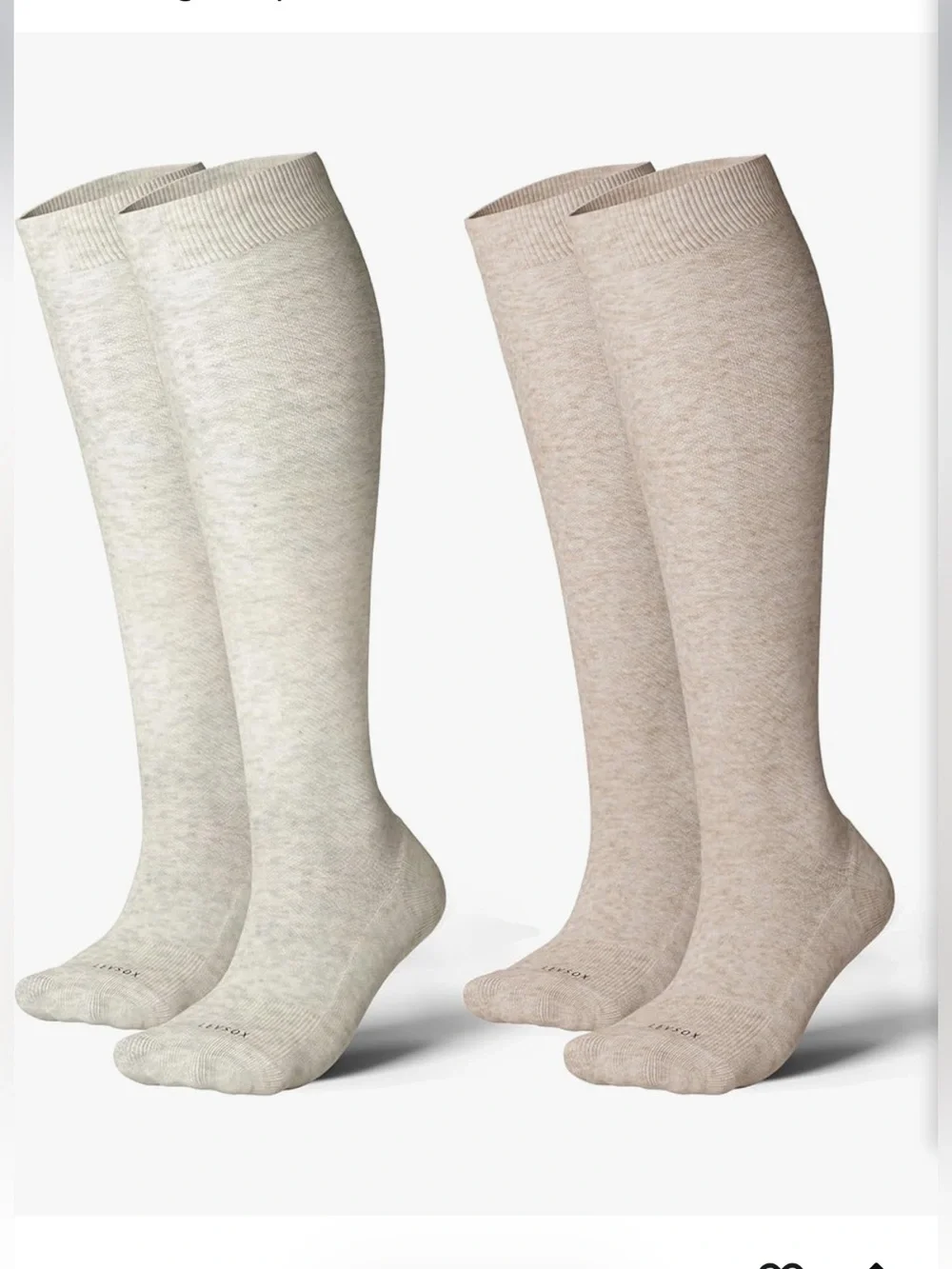 Levsox set of 2 Cotton Compression socks size s/m